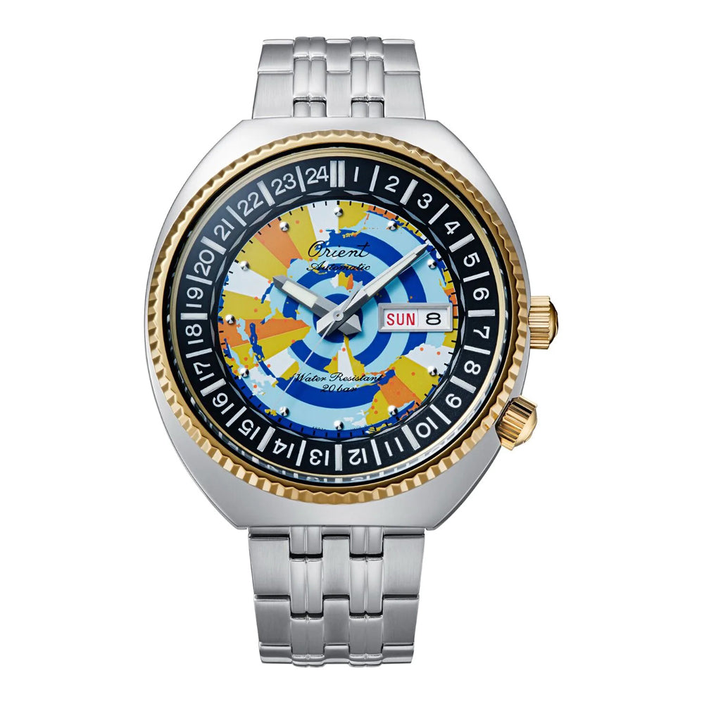 Reloj para hombre Orient Revival World Map automático RA-AA0E08Y39B