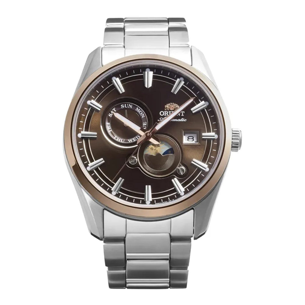 Reloj para hombre Orient Stretto sol y luna automático RA-AK0313Y30B