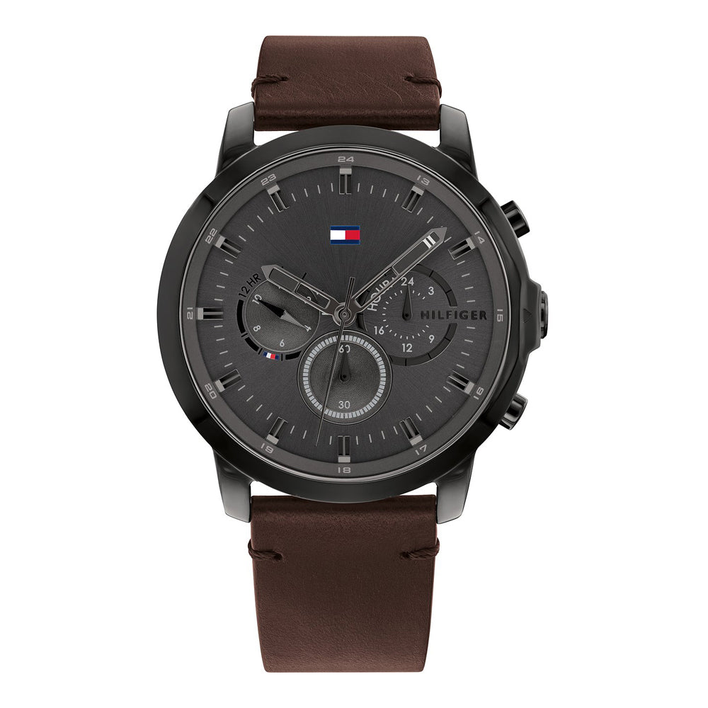 Reloj Tommy Hilfiger Jameson 1791799 para hombre con doble temporizador.