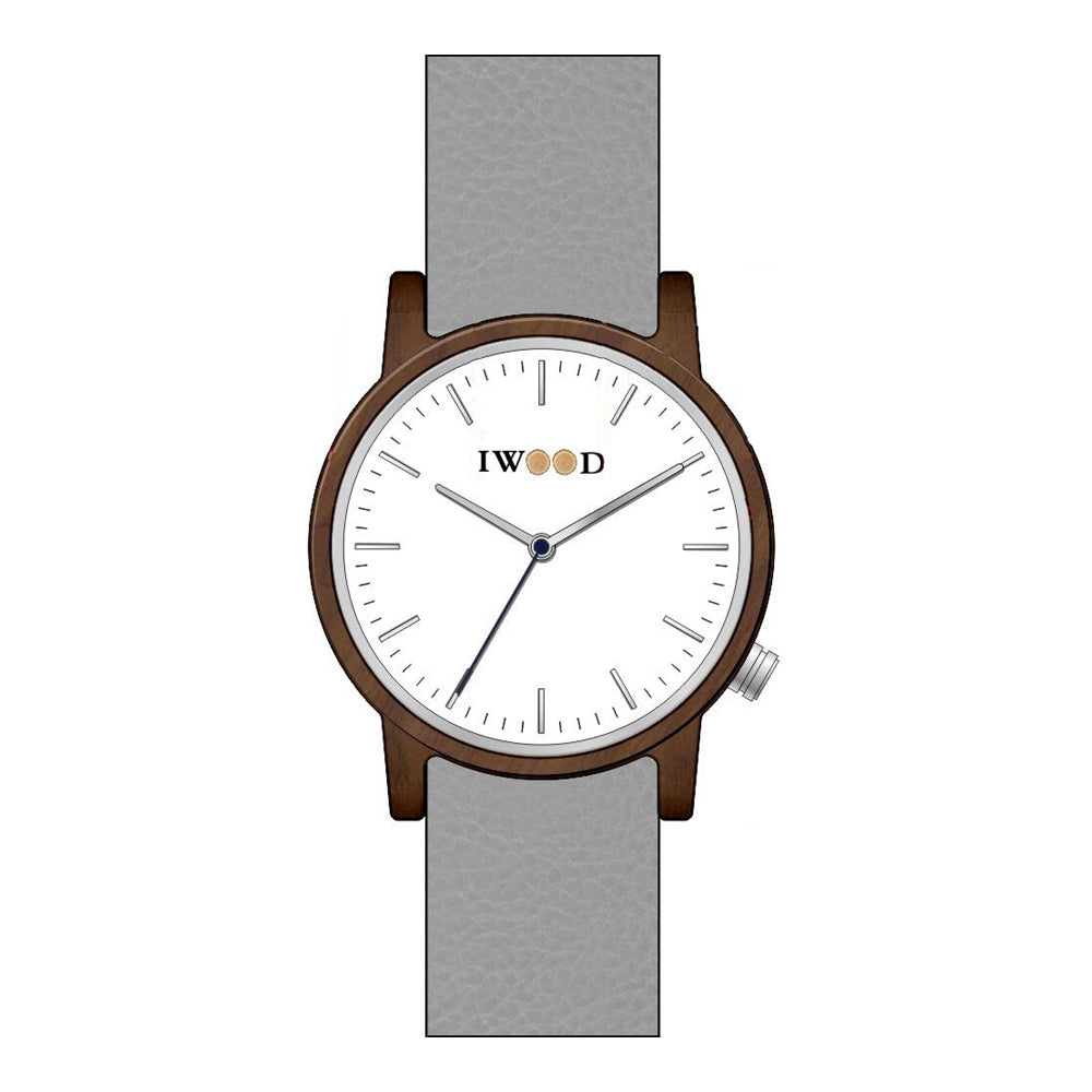 Reloj Iwood de madera auténtica para hombre IW18444001