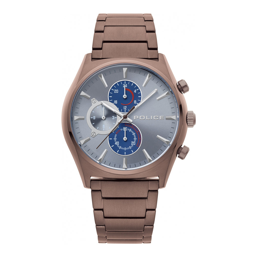 Reloj Police Troyan PL.15723JSBN/61M para hombre con doble temporizador