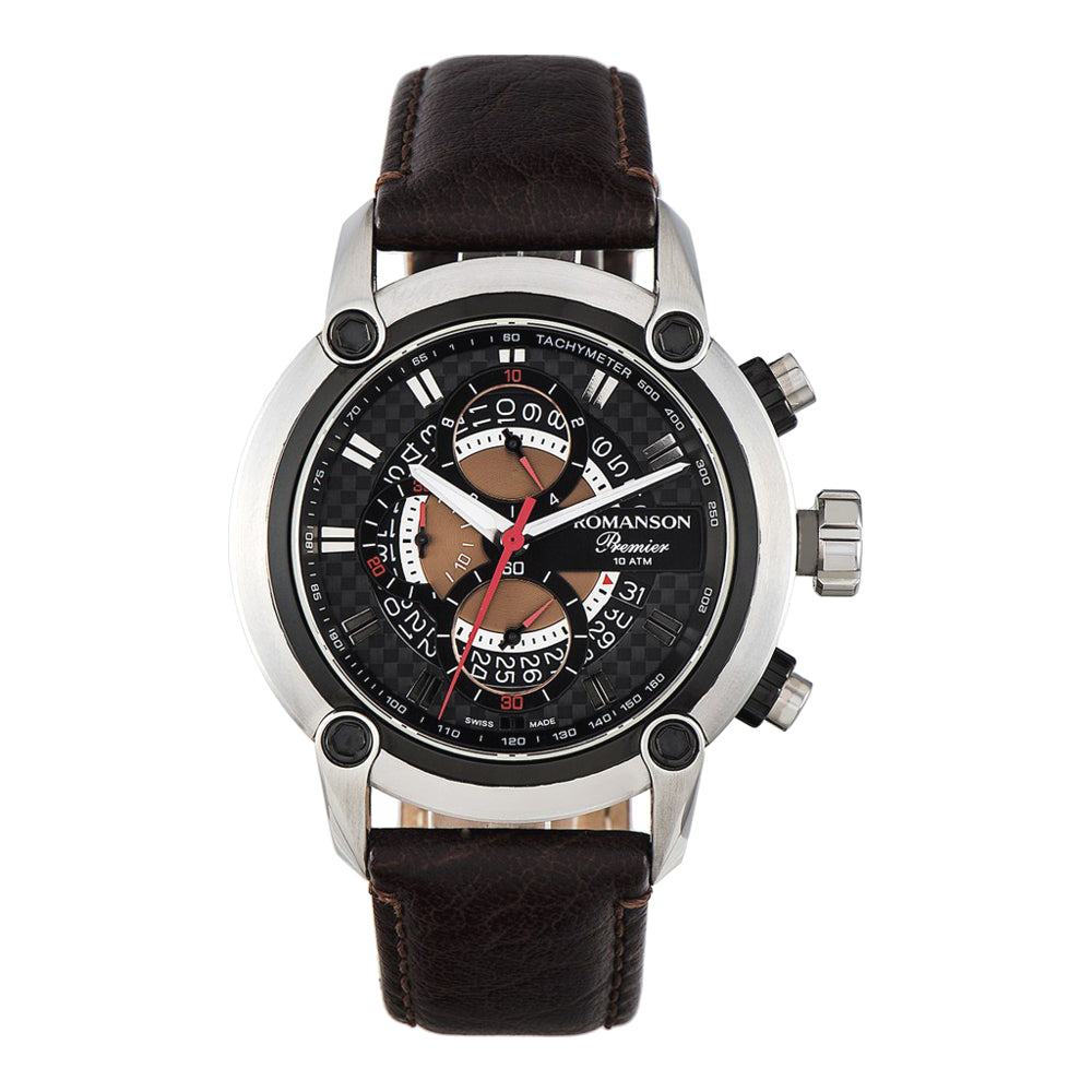 Romanson Premier PL2642HM1DA32W Reloj cronógrafo para hombre