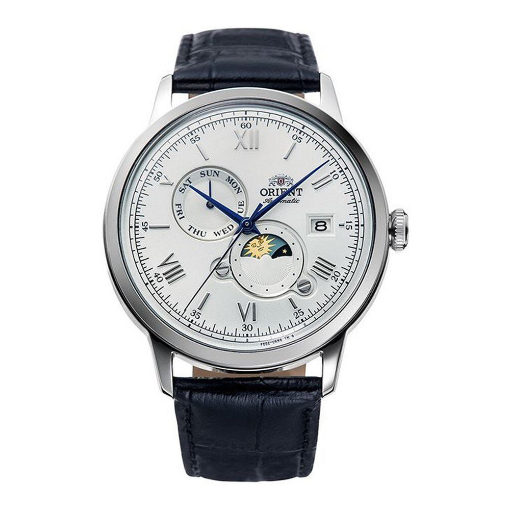 Reloj Orient Sol y Luna Automático RA-AK0802S30B para hombre