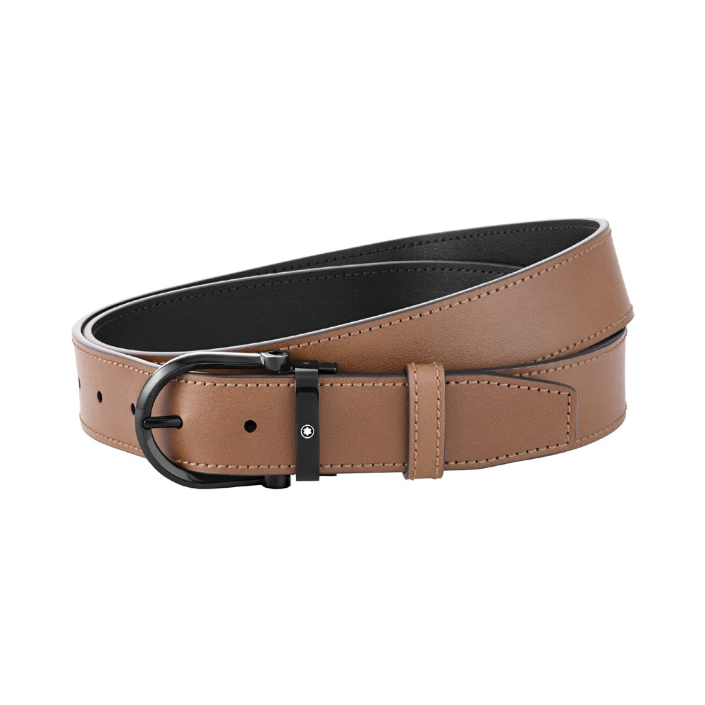 Montblanc Cinturón Reversible De Herradura Hombre 128785