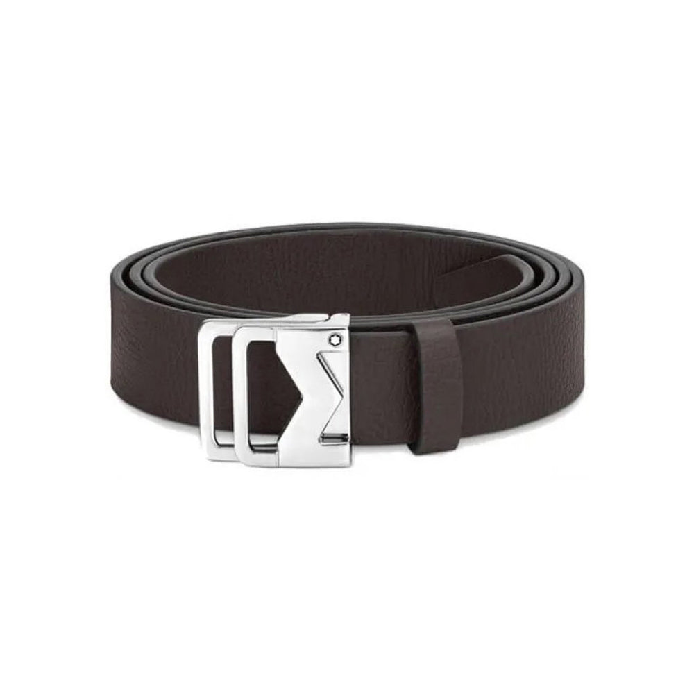 Cinturón reversible Montblanc Grainy Ebony Hombre 198642
