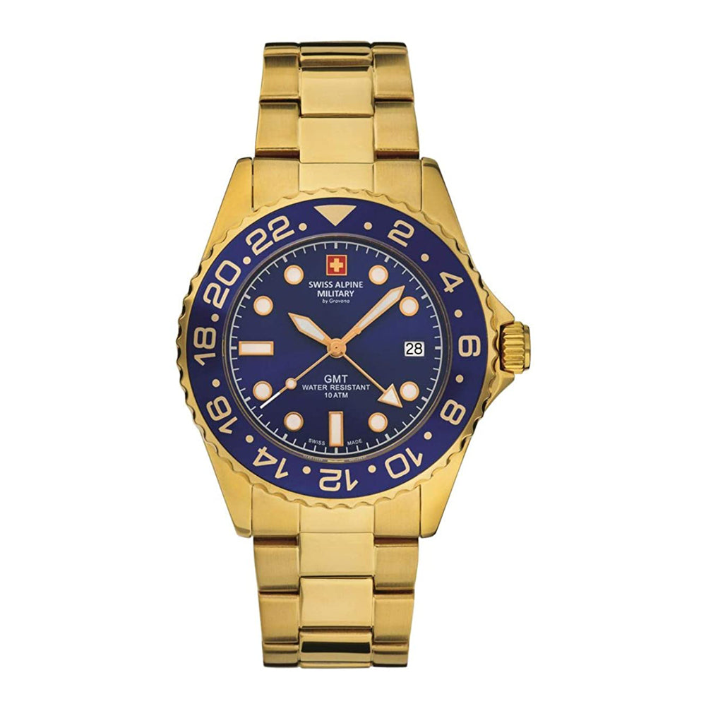 Reloj suizo Alpine Military GMT 7052.1115SAM para hombre