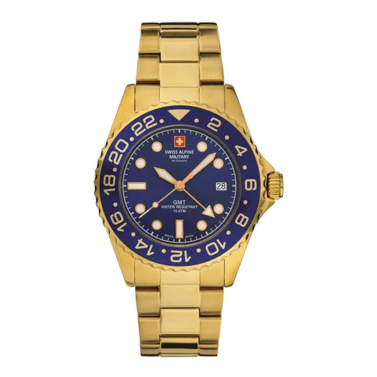 Reloj suizo Alpine Military GMT 7052.1115SAM para hombre