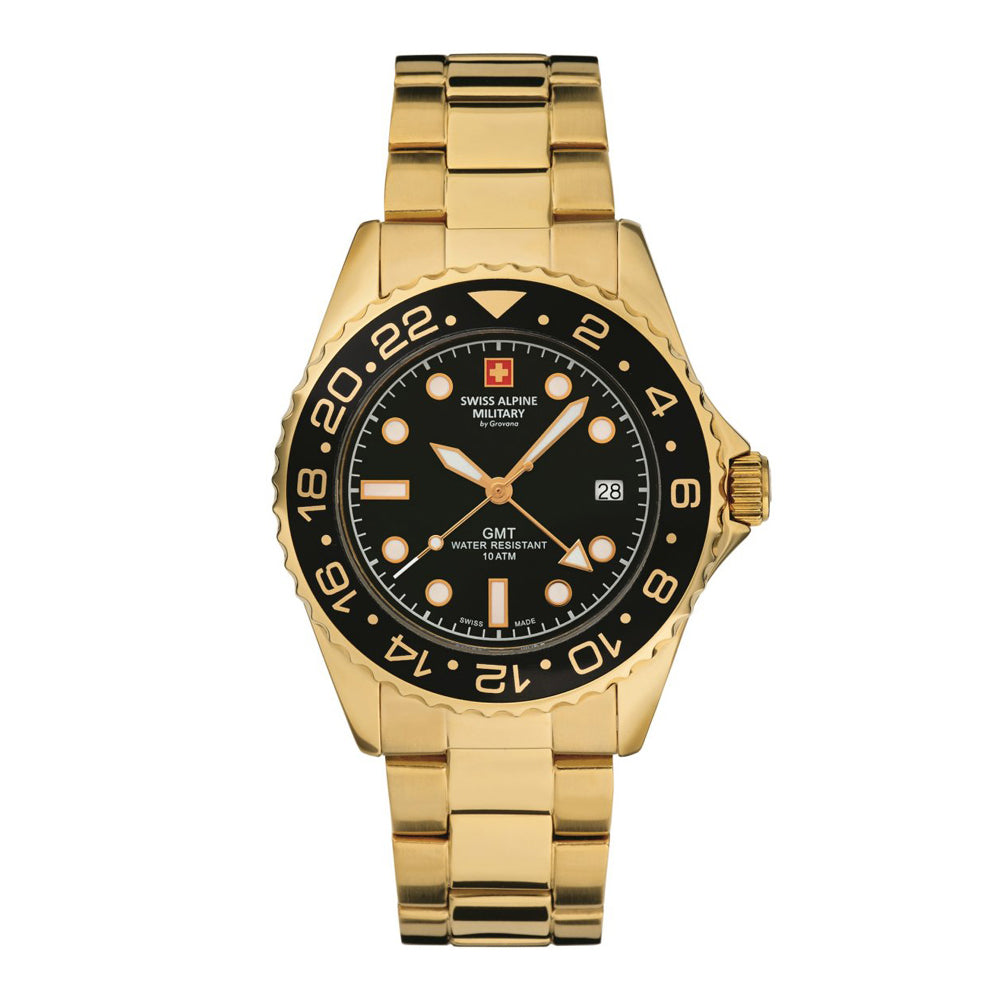Reloj suizo Alpine Military GMT 7052.1117SAM para hombre