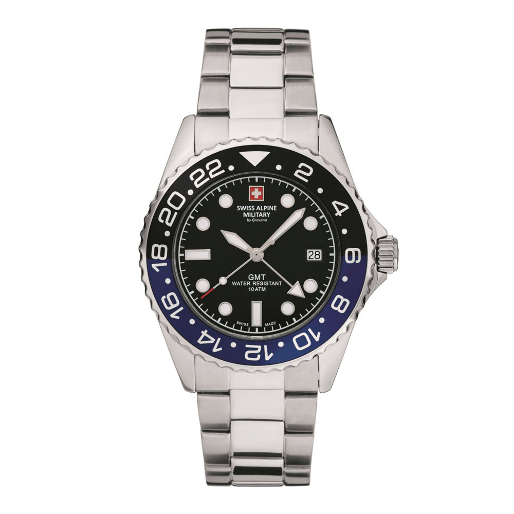Reloj suizo Alpine Military GMT 7052.1132SAM para hombre