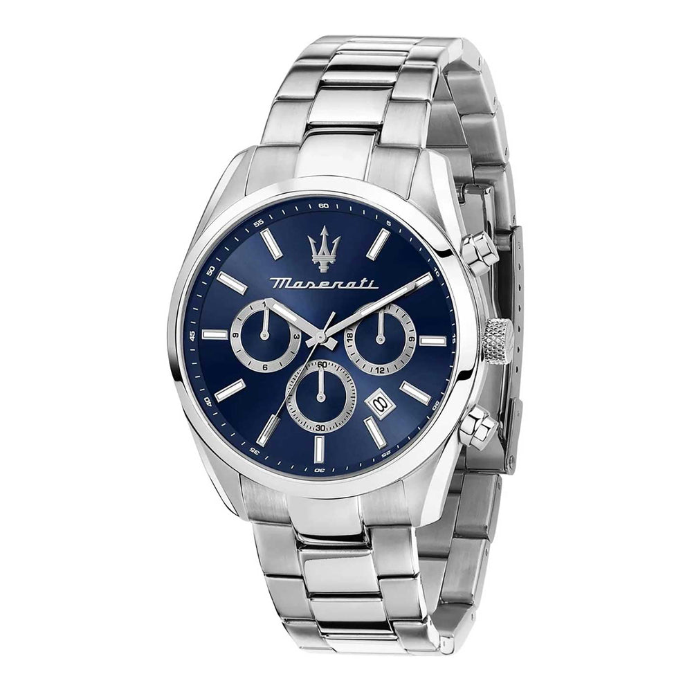 Reloj Maserati Attrazione R8853151005 para hombre con doble temporizador.