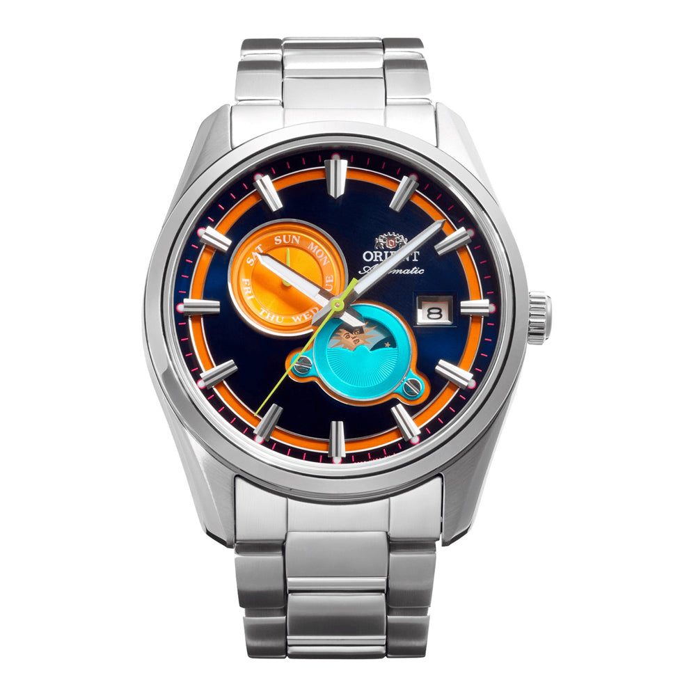 Reloj para hombre Orient Stretto Sun and Moon de edición limitada automático RA-AK0316L30B