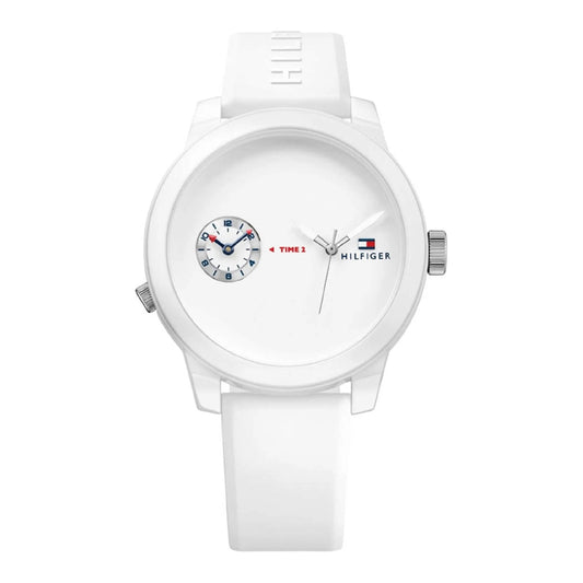 Reloj Tommy Hilfiger Denim 1791324 para hombre con doble temporizador.