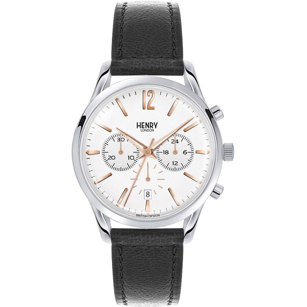 Henry London HL39-CS-0009 Reloj cronógrafo Highgate para mujer