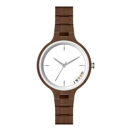 Reloj Iwood de madera auténtica para mujer IW18442003