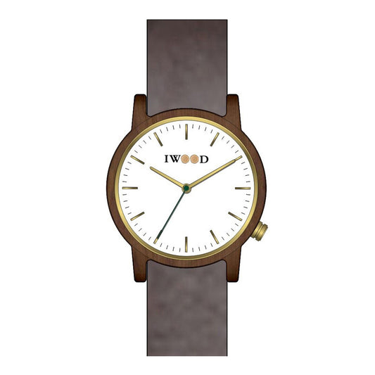 Reloj Iwood de madera auténtica para hombre IW18444003