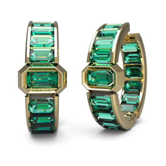 Pendientes de aro Guess mujer JUBE04253JWYGEMTU