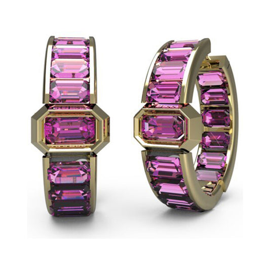 Pendientes de aro Guess mujer JUBE04253JWYGFCTU