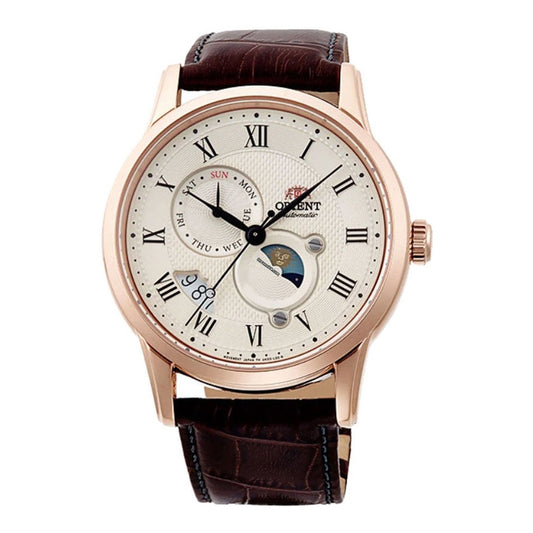 Reloj Orient Sol y Luna Automático RA-AK0007S30B para hombre