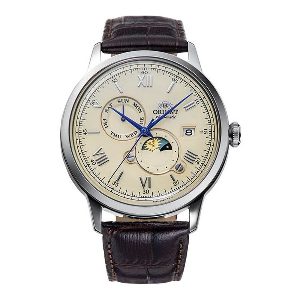 Reloj Orient Sol y Luna Automático RA-AK0803Y30B para hombre