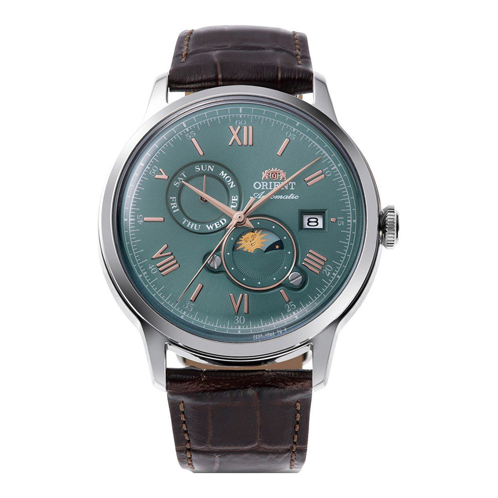 Reloj Orient Sol y Luna Automático RA-AK0805E30B para hombre