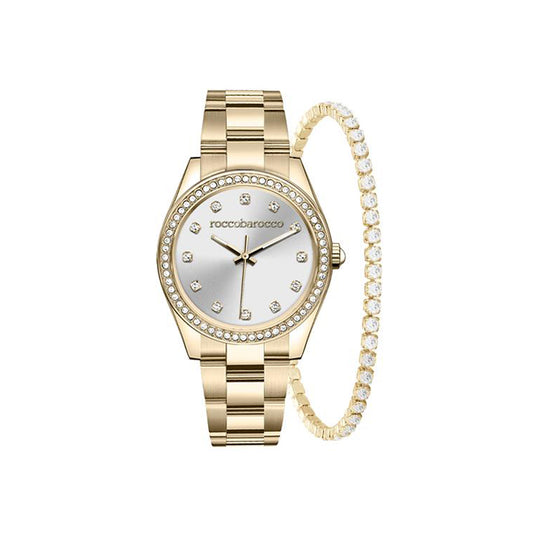 Conjunto de reloj y pulsera para mujer Roccobarocco RB.2579-05M