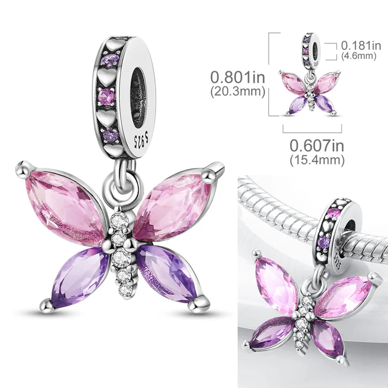Conjunto de Charms en Plata de Ley 925
