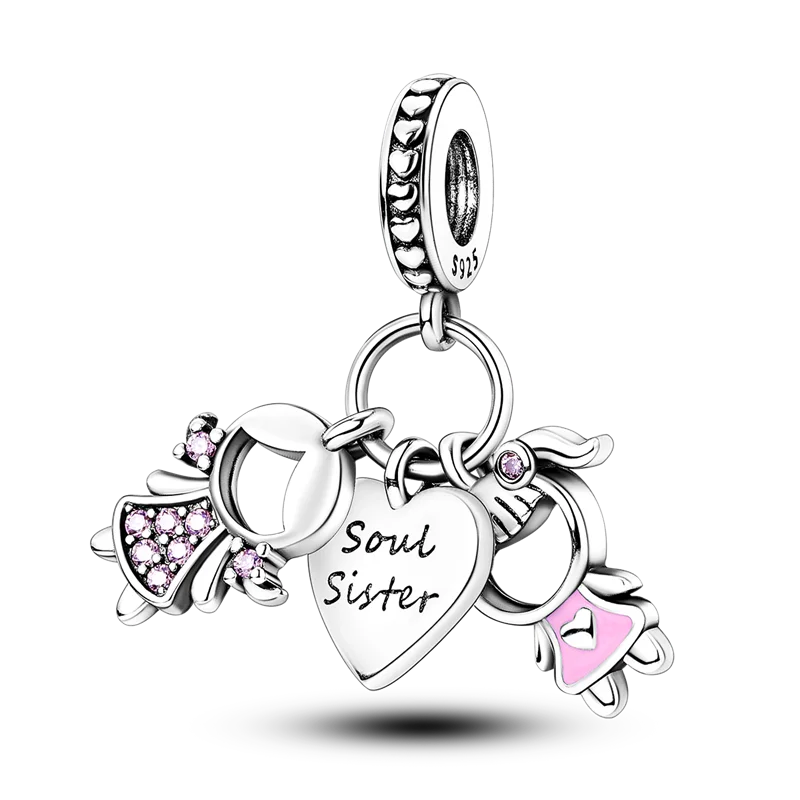 Conjunto de Charms en Plata de Ley 925