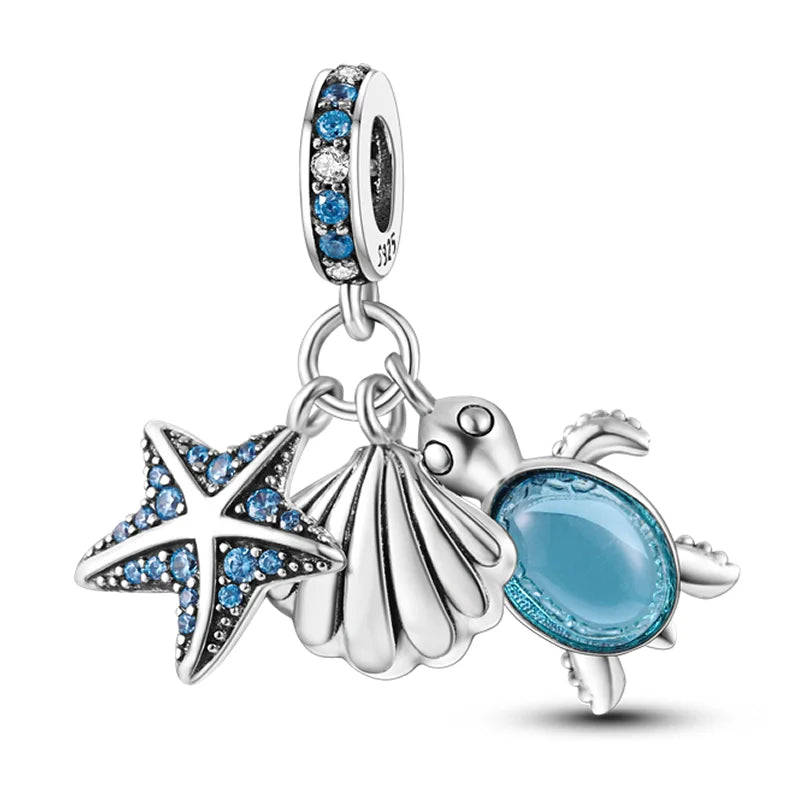 Conjunto de Charms en Plata de Ley 925