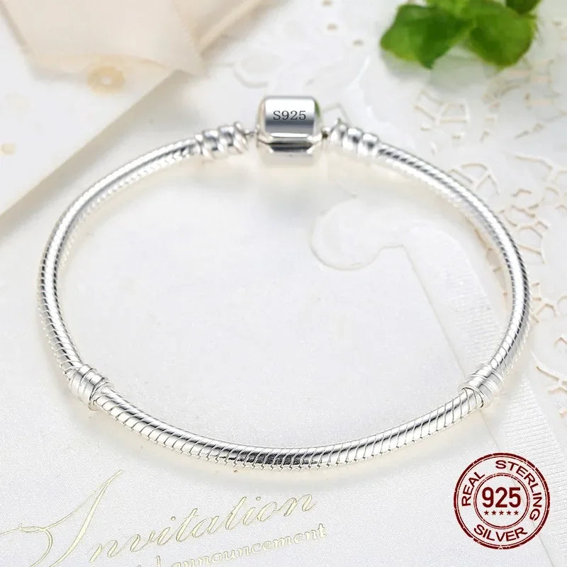Pulsera Moderna de Plata 925 – Perfecta para Charms