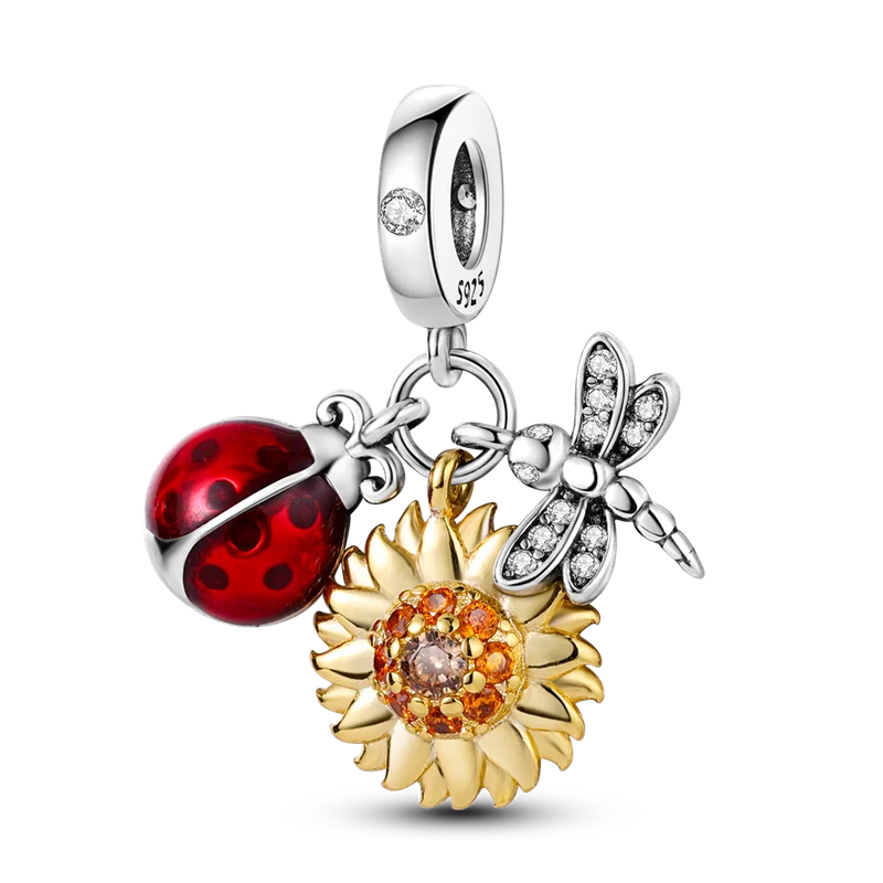Conjunto de Charms en Plata de Ley 925