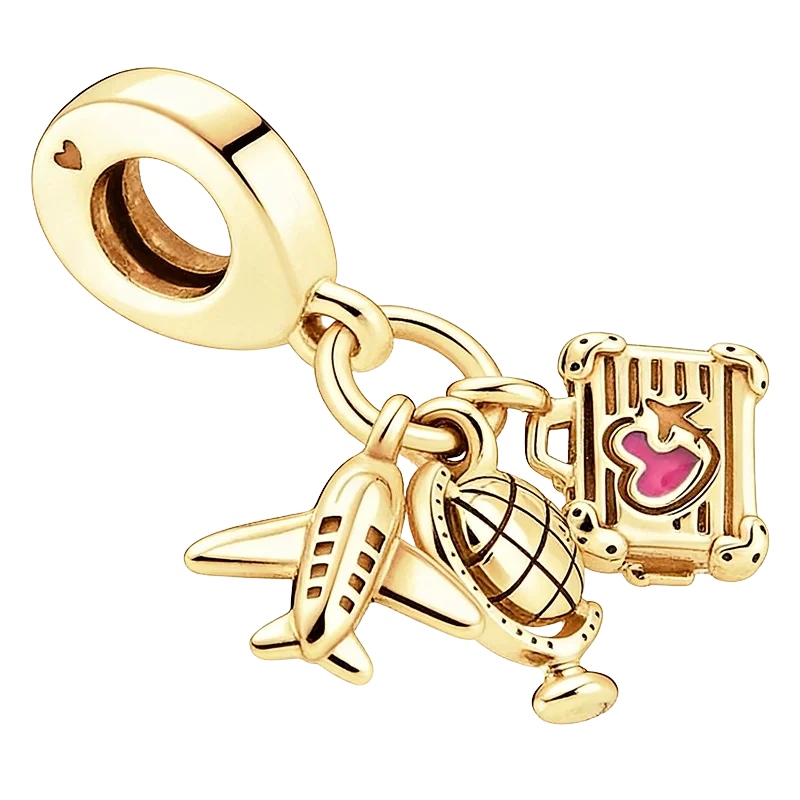 Conjunto de Charms Colgantes en color Oro