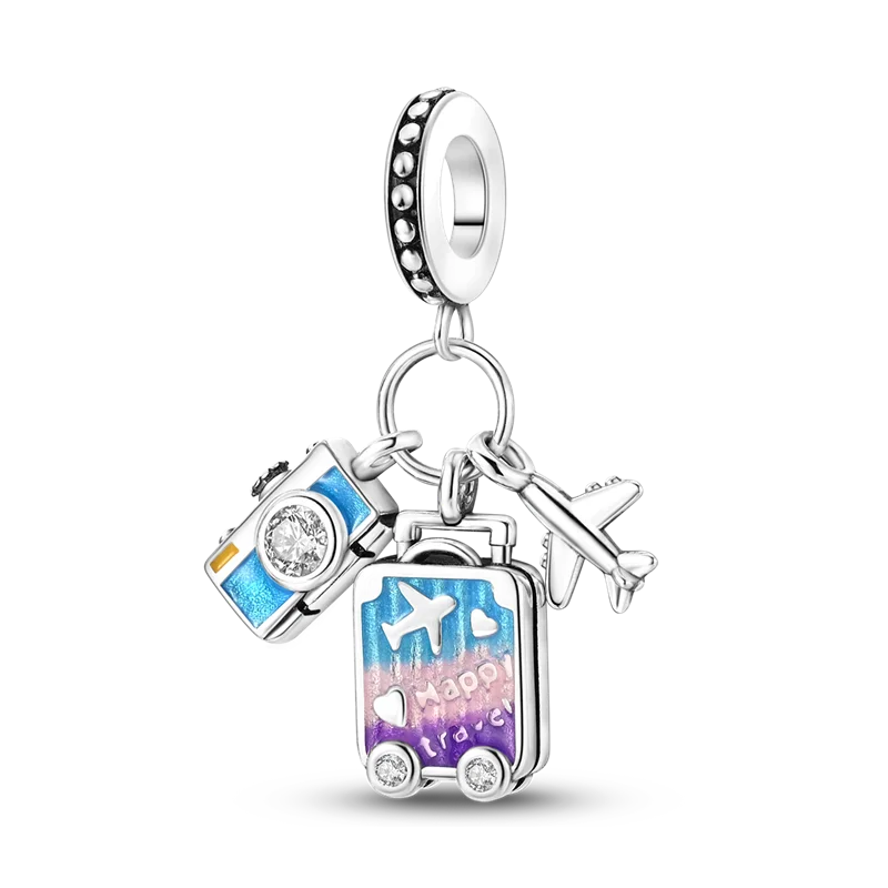 Conjunto de Charms en Plata de Ley 925