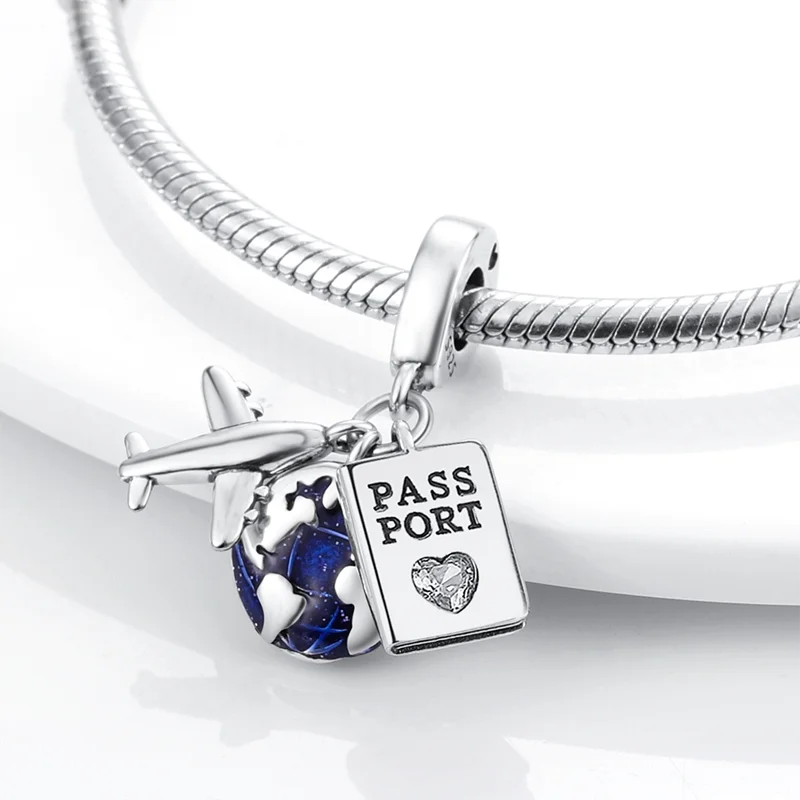 Conjunto de Charms en Plata de Ley 925