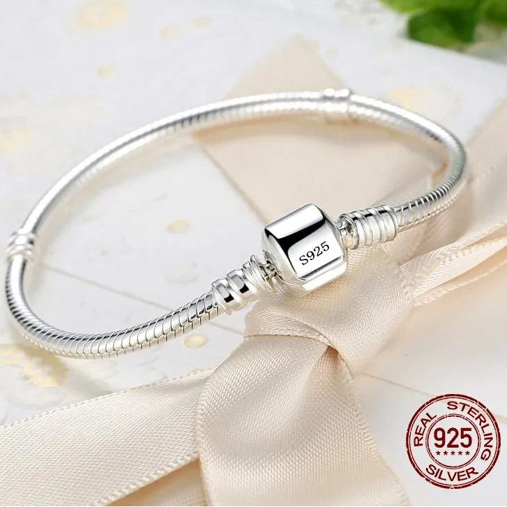 Pulsera Moderna de Plata 925 – Perfecta para Charms