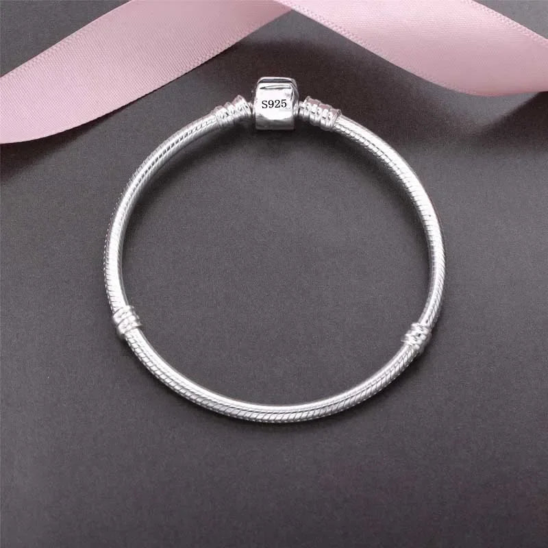 Pulsera Moderna de Plata 925 – Perfecta para Charms