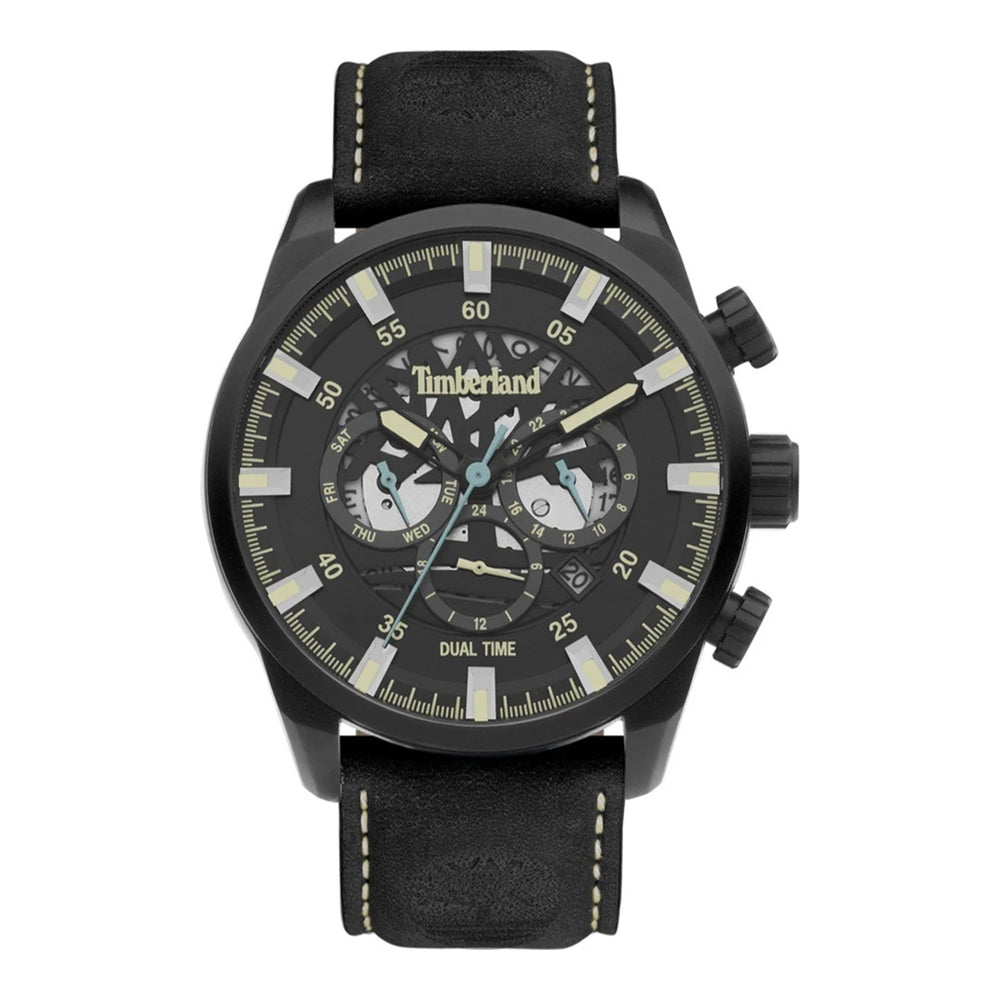 Reloj Timberland Henniker III TDWGF2100601 para hombre con doble temporizador.
